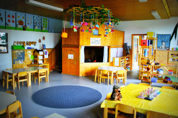 Viel Spielraum unsere Räumlichkeiten Städtische Kindertagesstätte